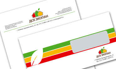 Фирменный стиль компании Экопан в Челябинске